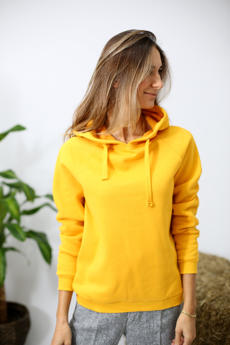 Hardal Kapşonlu Sweatshirt