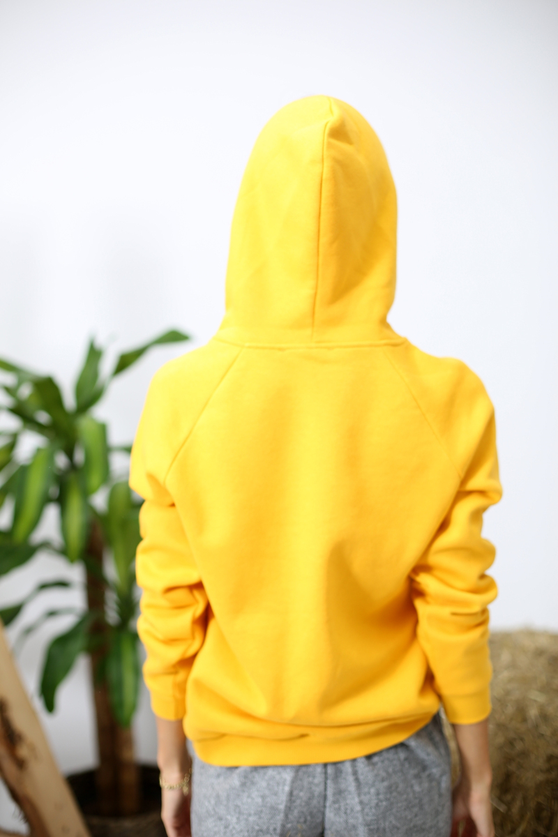 Hardal Kapşonlu Sweatshirt