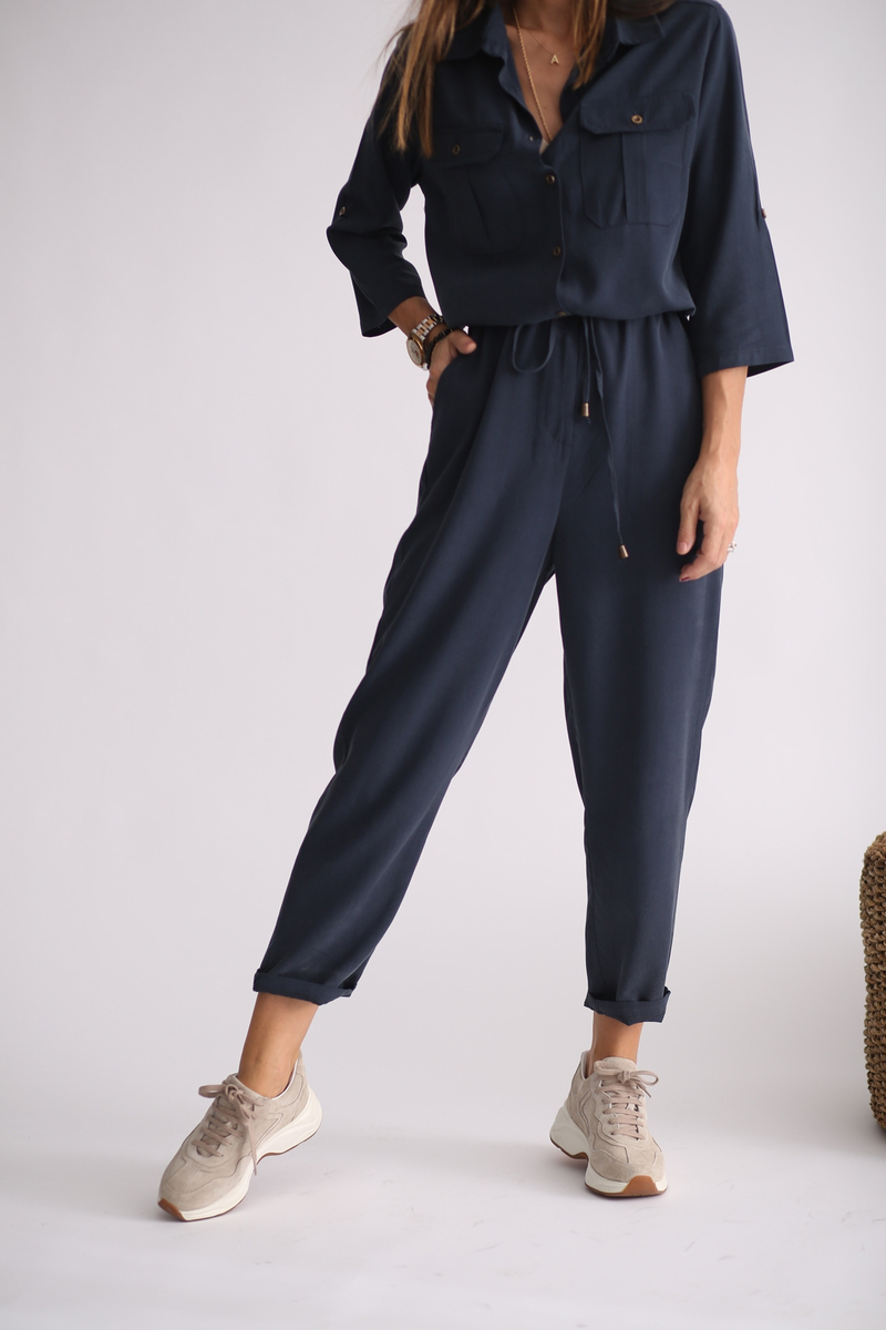 indigo Kapak Cepli Tencel Tulum 25294