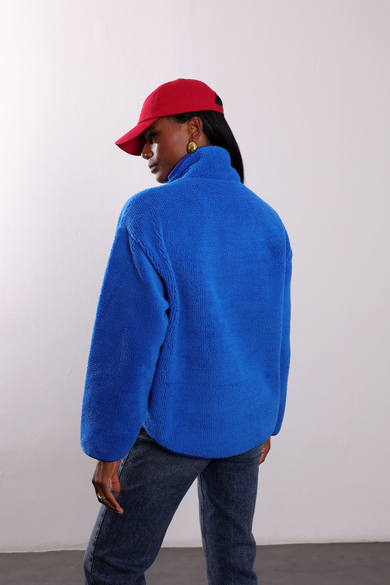 indigo Polar Ceket 23236