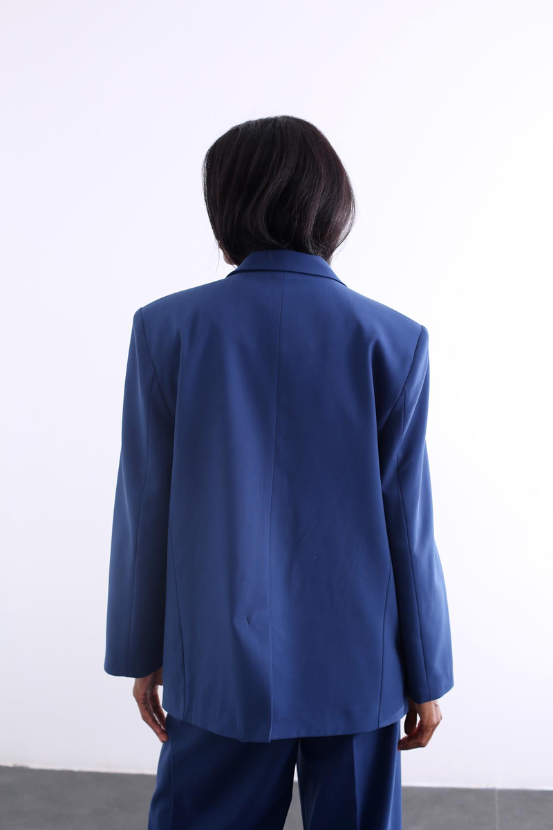 indigo Premium Çift Düğmeli Blazer Ceket 5279