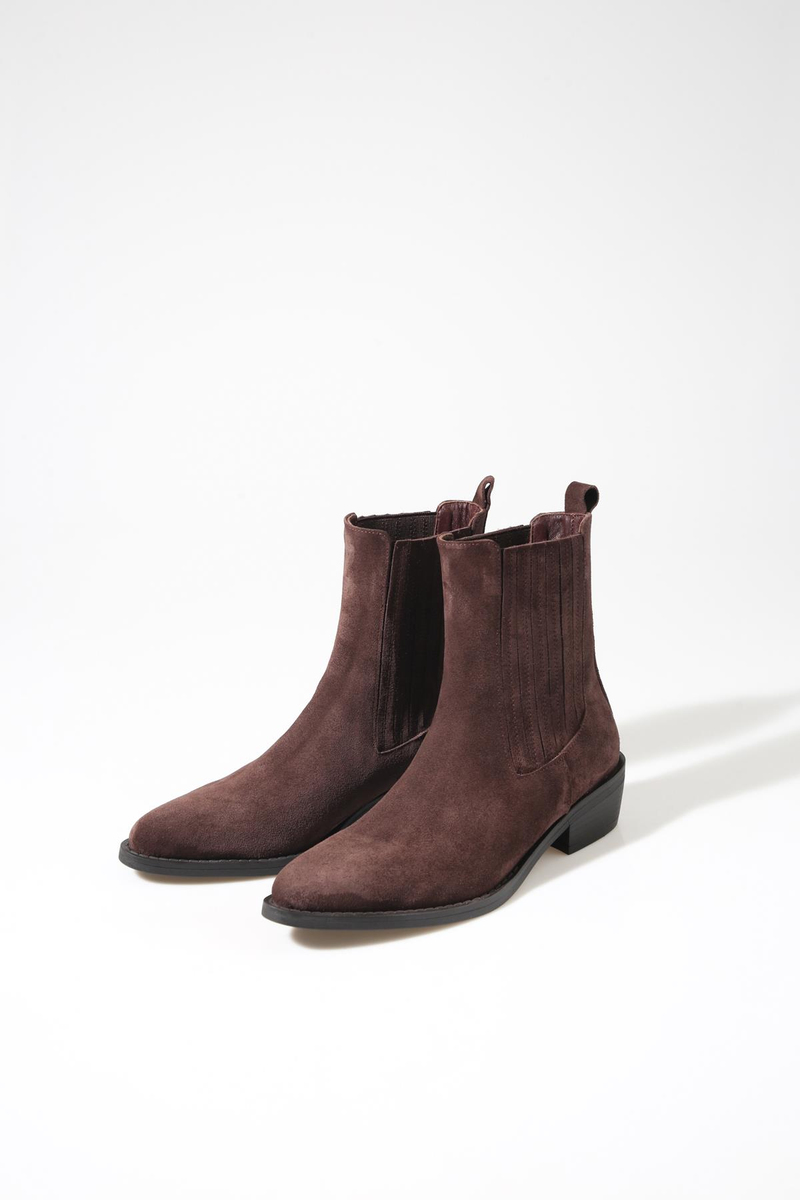 Kahverengi Chelsea Western Bot 122602