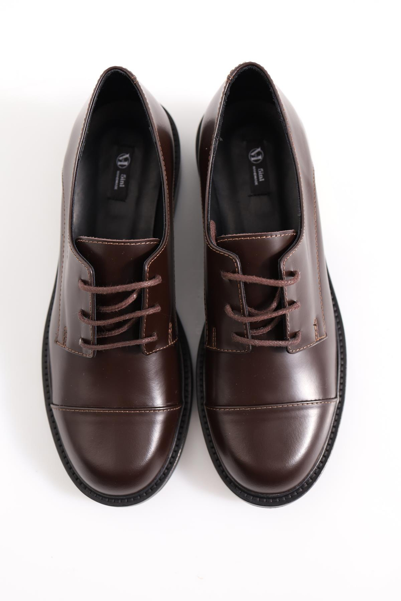 Kahverengi Klasik Bağcıklı Loafer 23531