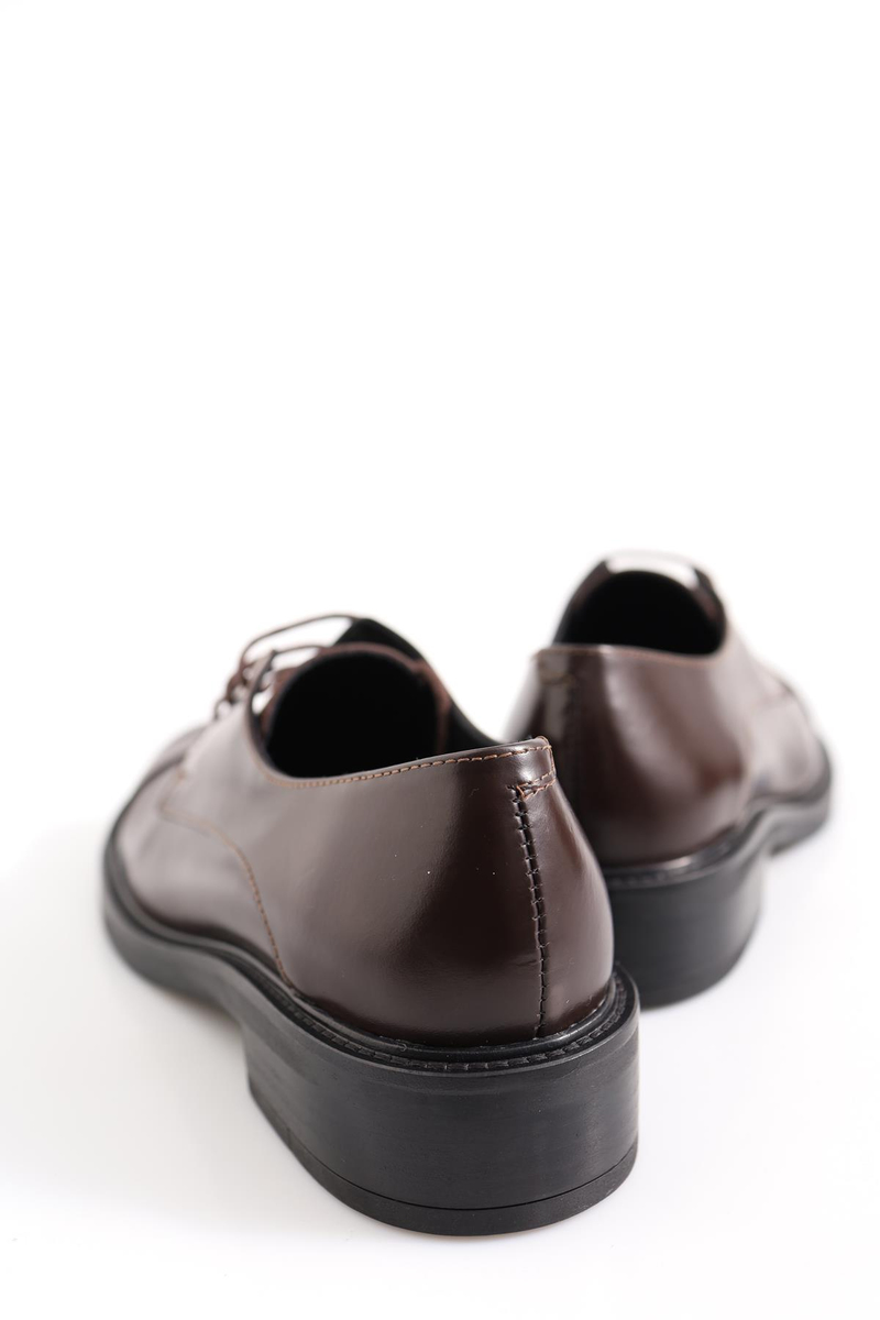 Kahverengi Klasik Bağcıklı Loafer 23531