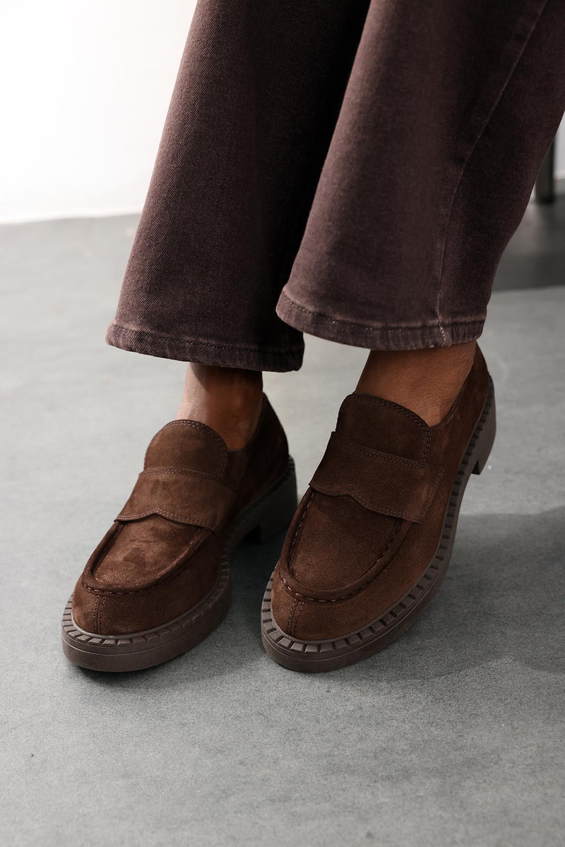Kahverengi Klasik Loafer 20403