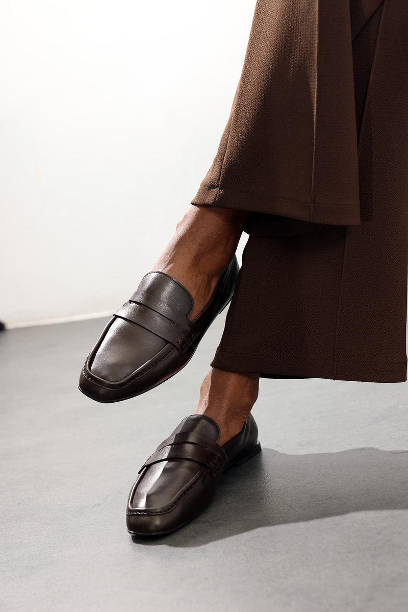 Kahverengi Loafer 39920