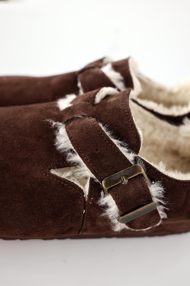 Kahverengi Süet Sabo Ayakkabı 24381