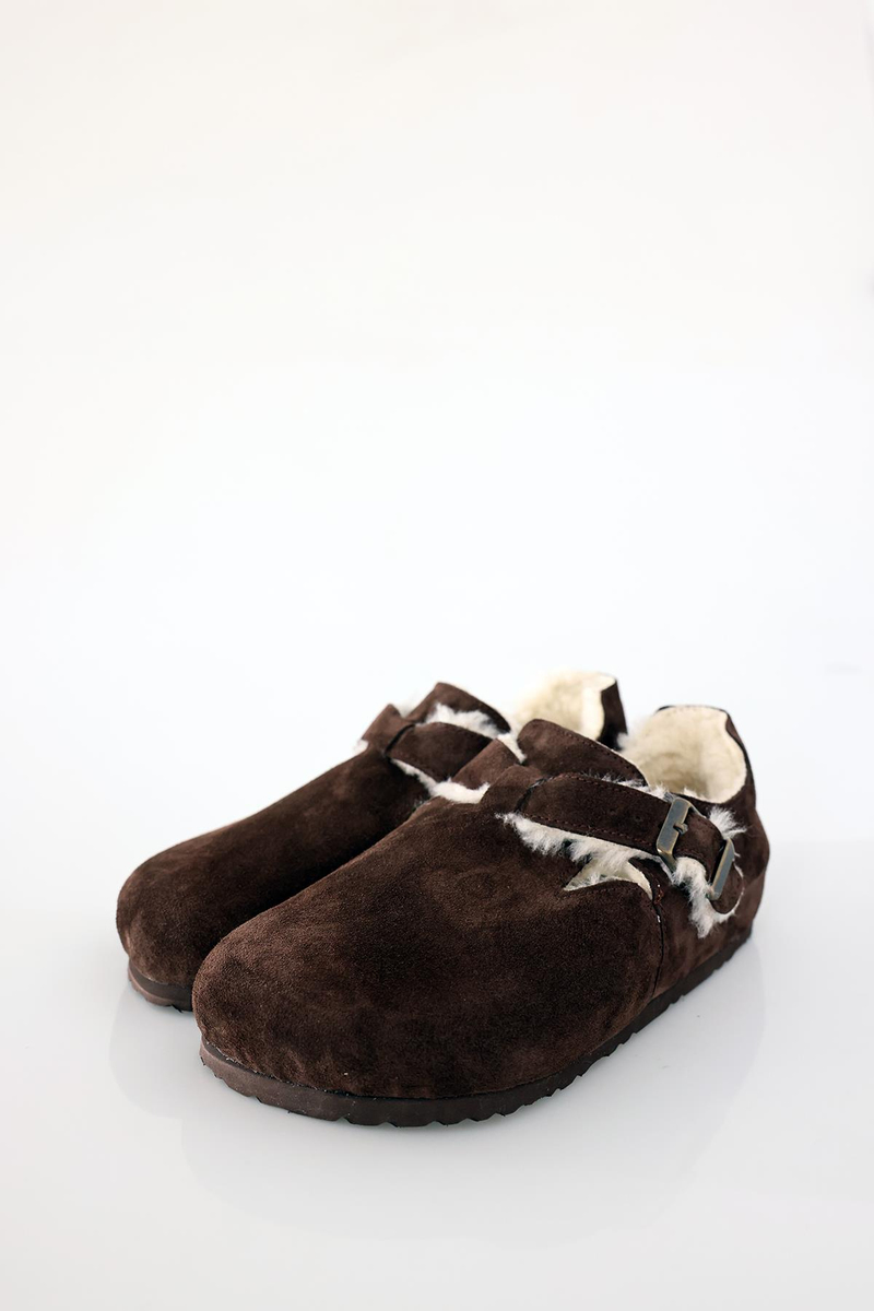 Kahverengi Süet Sabo Ayakkabı 24381