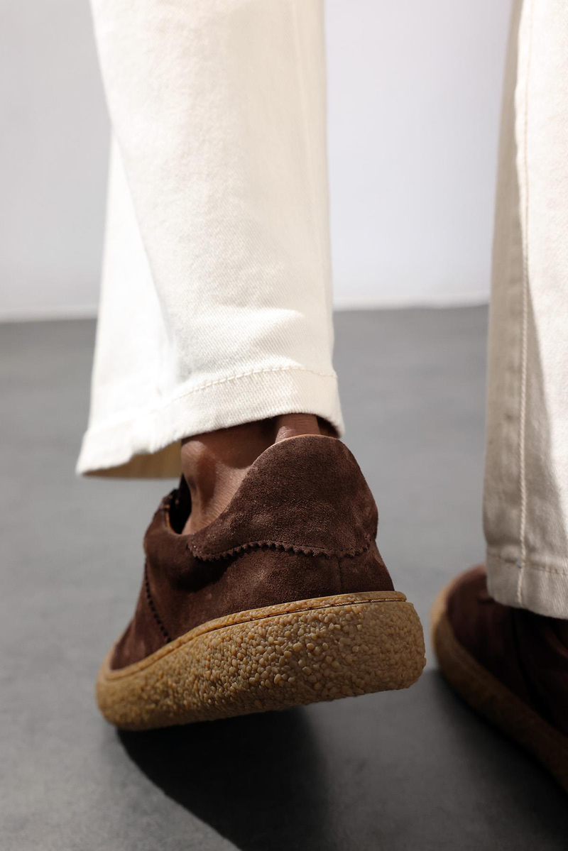 Kahverengi Süet Sneaker 25412