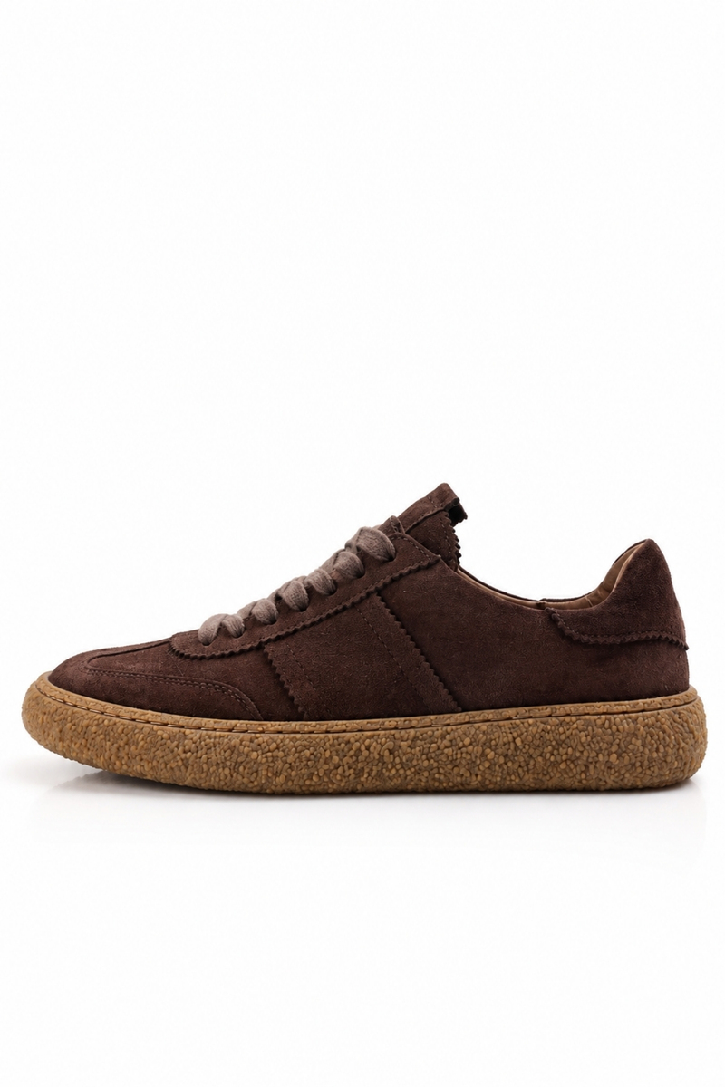 Kahverengi Süet Sneaker 25412