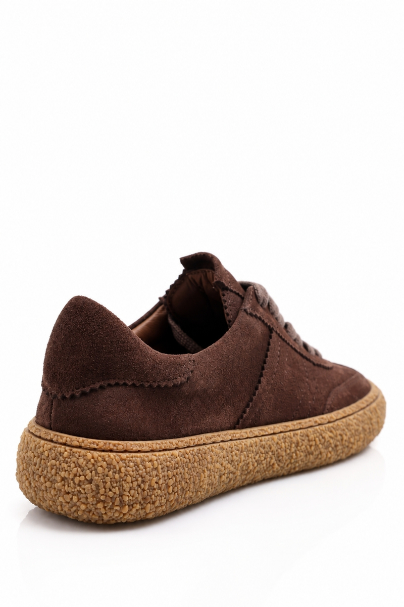 Kahverengi Süet Sneaker 25412