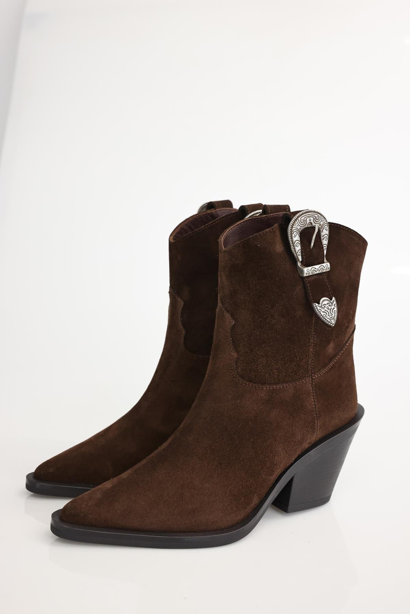 Kahverengi Tokalı Western Bot 123316