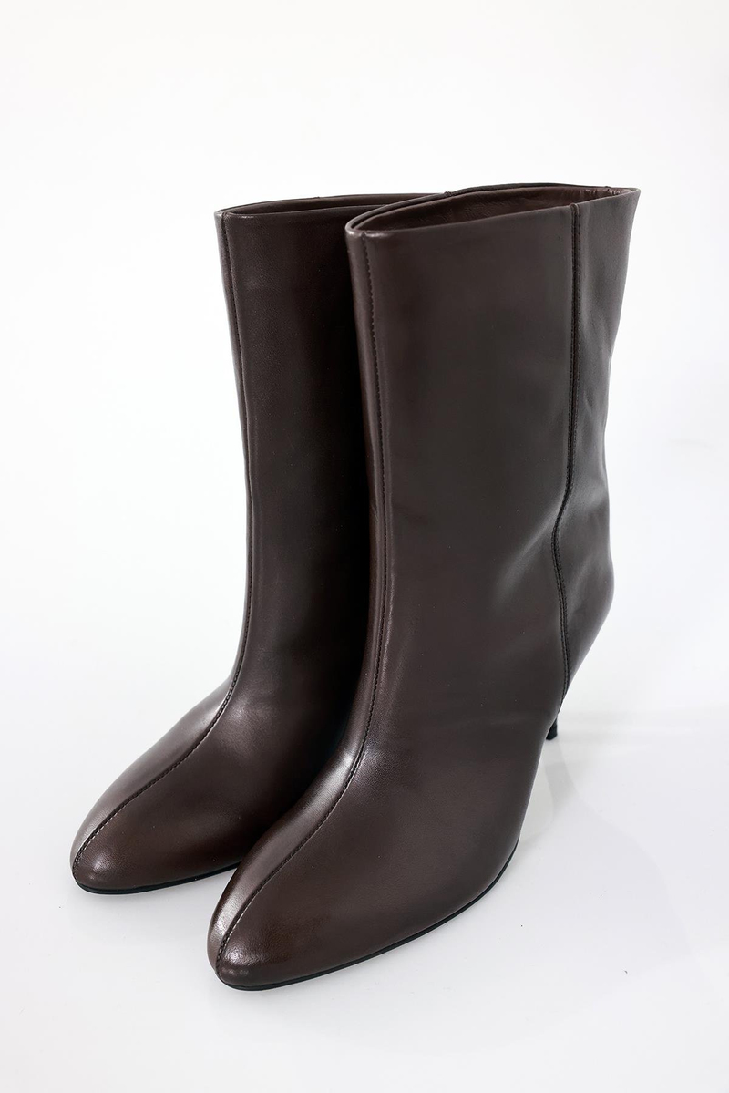 Kahverengi Topuklu Klasik Bot 25163