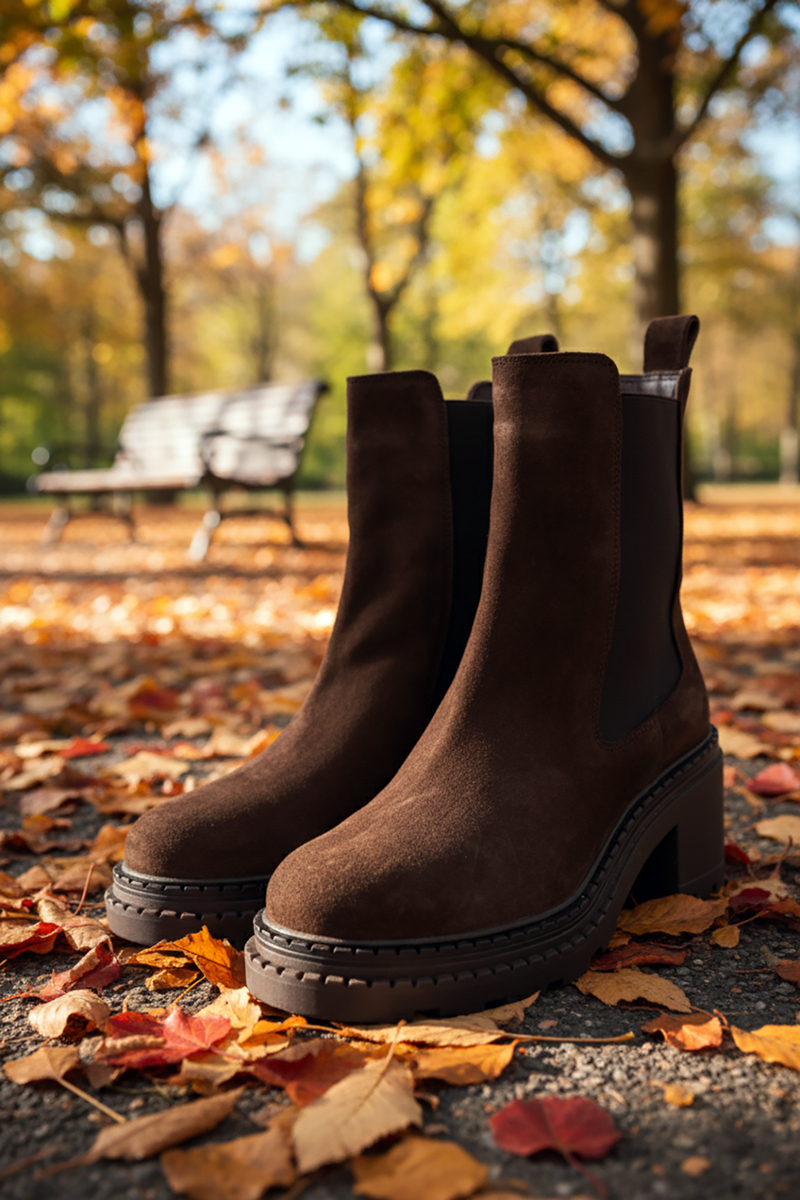 Kahverengi Yüksek Tabanlı Cheslea 25260