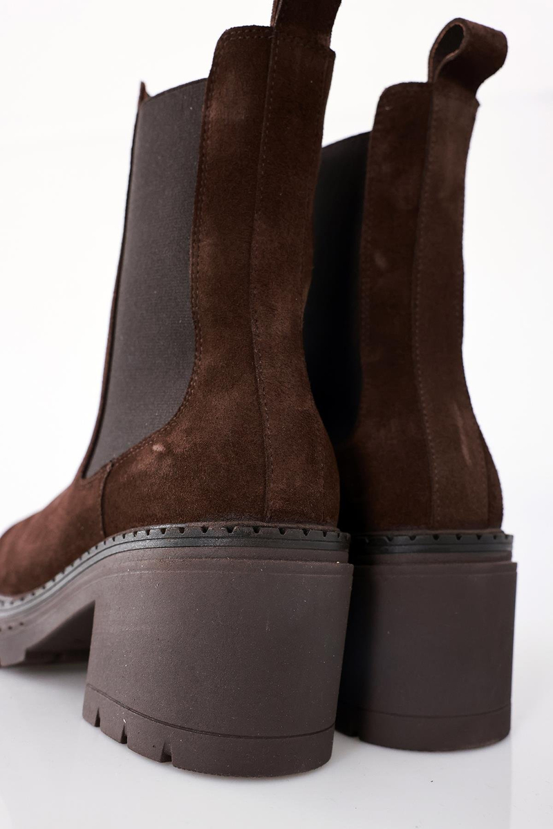 Kahverengi Yüksek Tabanlı Cheslea 25260