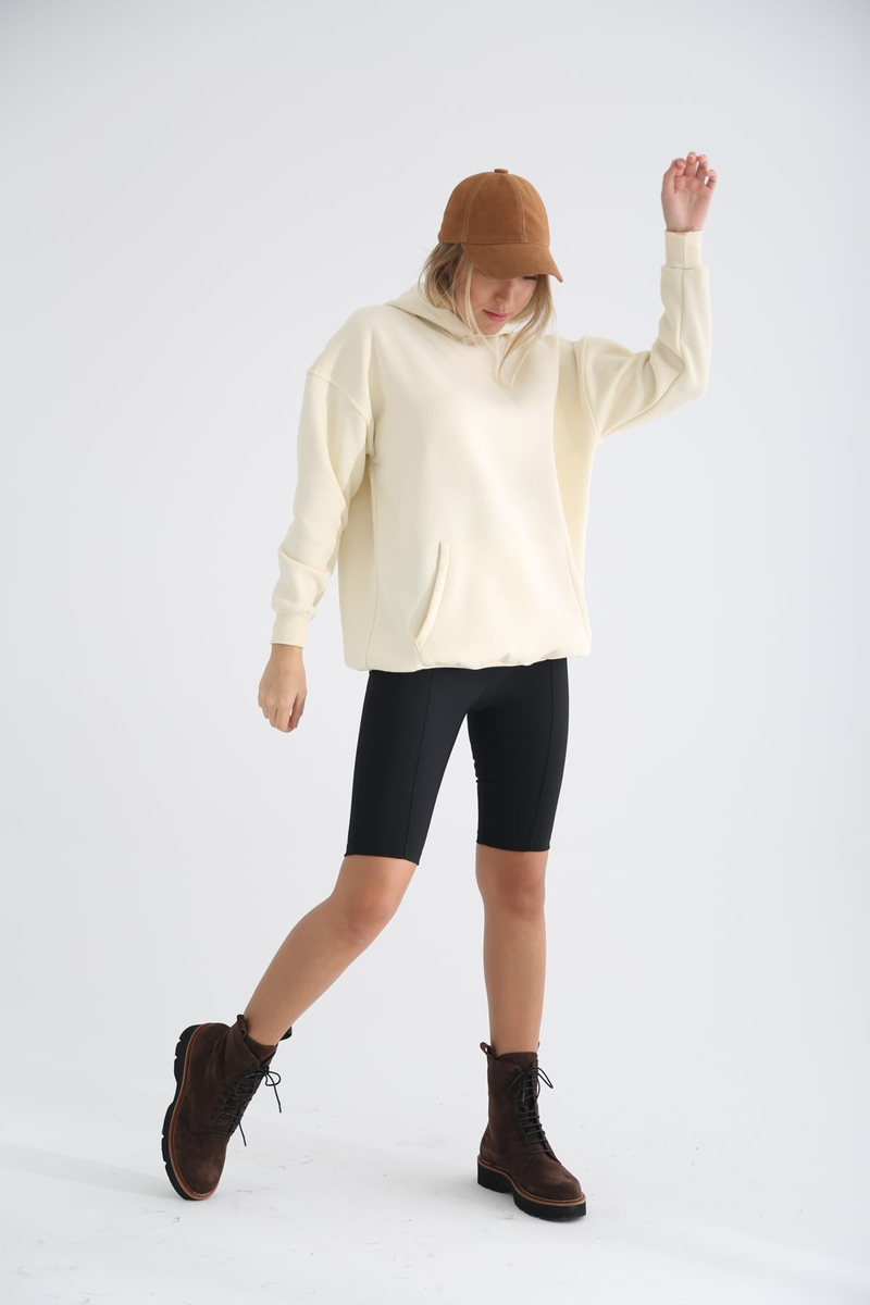 Kemik Kanguru Cep Sweatshirt 3234