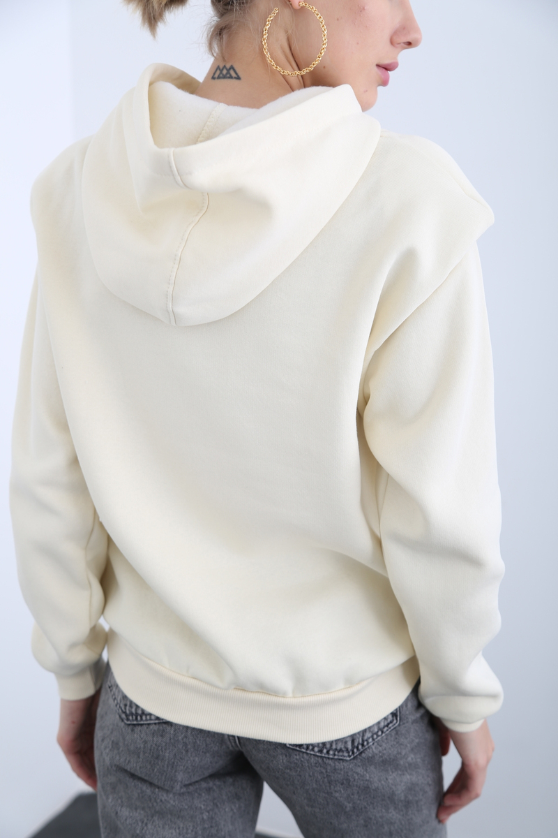 Kemik Şardonlu Vatkalı Sweatshirt 3243
