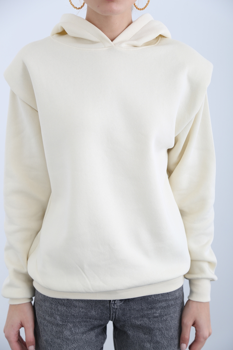 Kemik Şardonlu Vatkalı Sweatshirt 3243