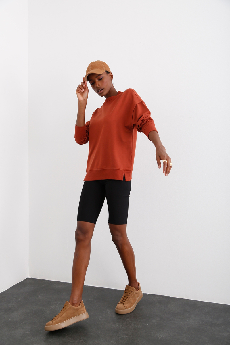 Kiremit Basic Sweatshirt 9002