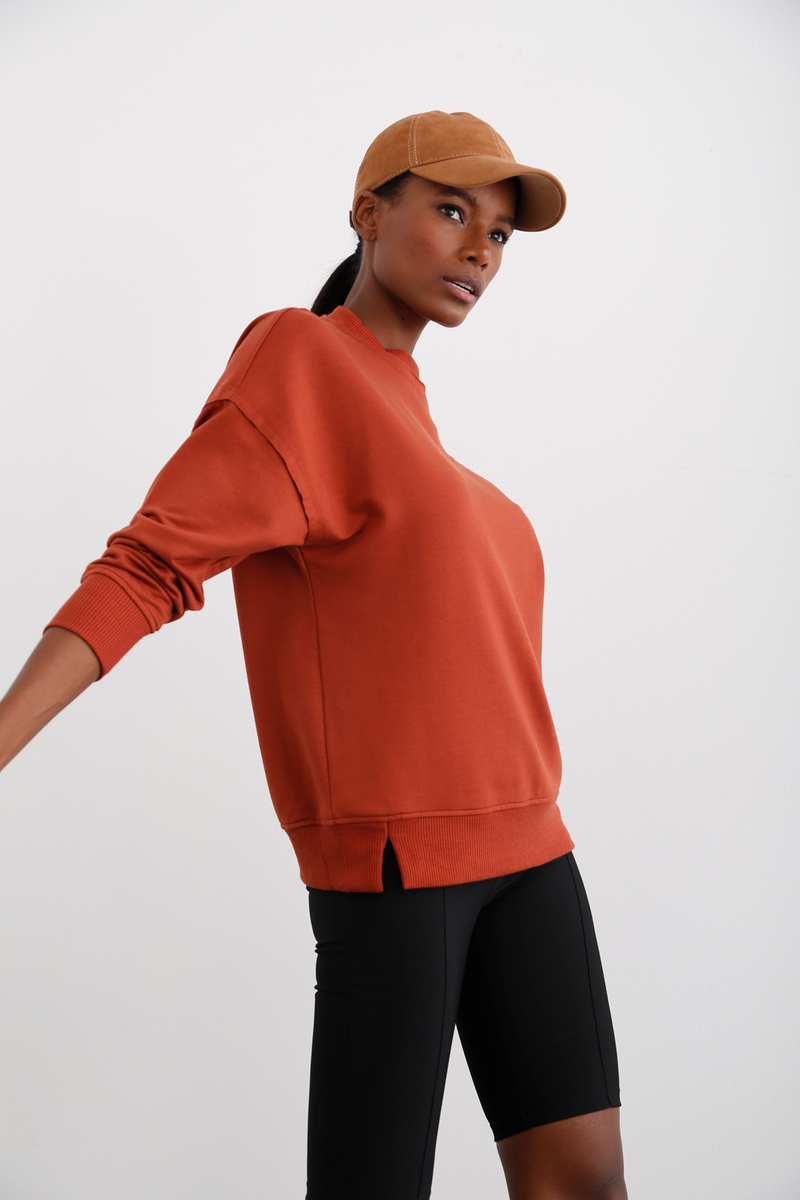 Kiremit Basic Sweatshirt 9002
