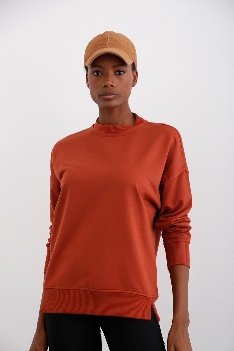 Kiremit Basic Sweatshirt 9002