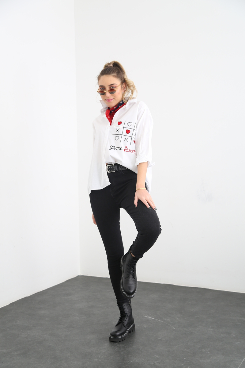Koyu Füme Full Lycra Skinny Jean 