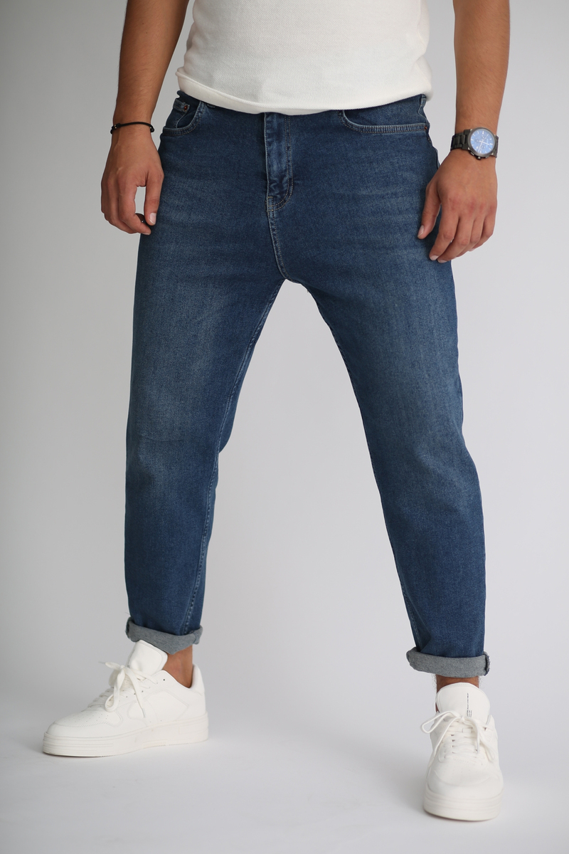 Koyu Mavi Yıkamalı Jean 3797-G5