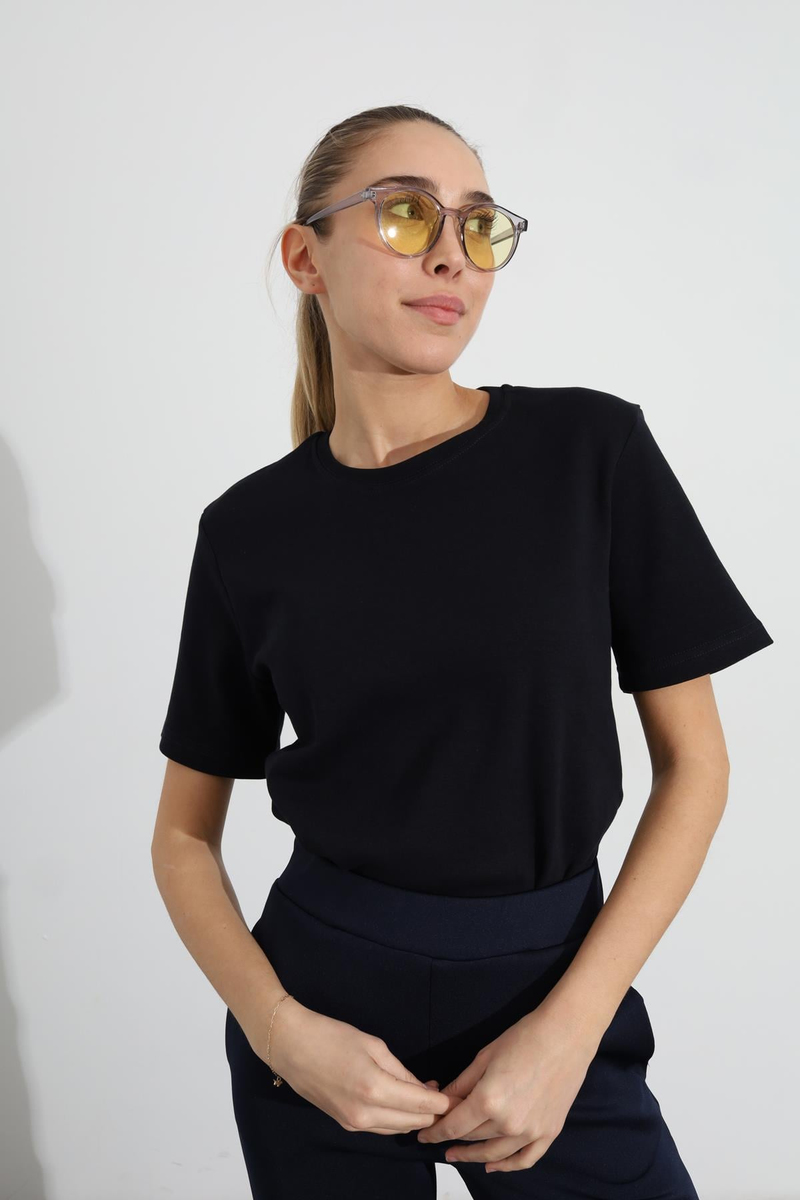 Lacivert Basic Tişört 
