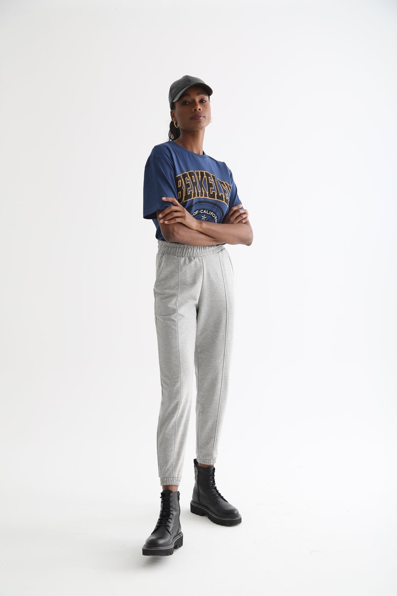 Lacivert Berkeley Baskılı Tshirt 3274