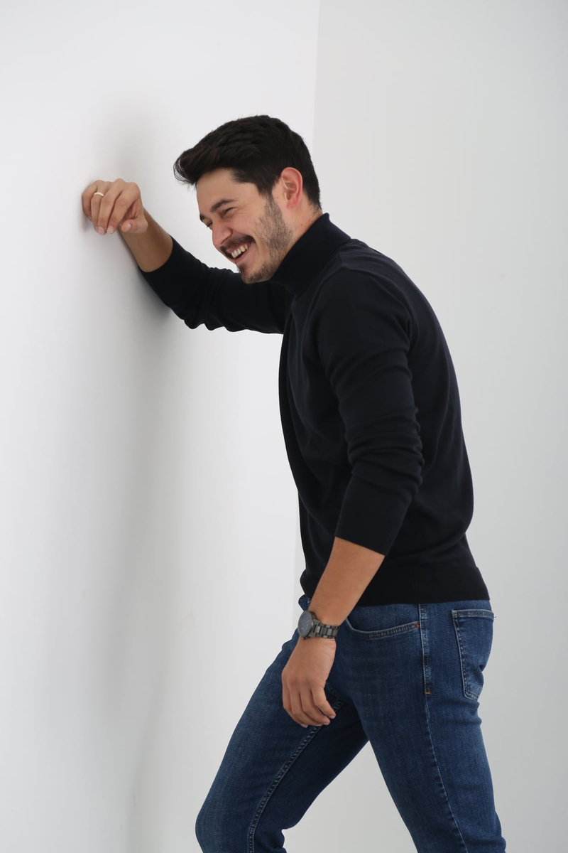 Lacivert Erkek Balıkçı Yaka Triko 180539