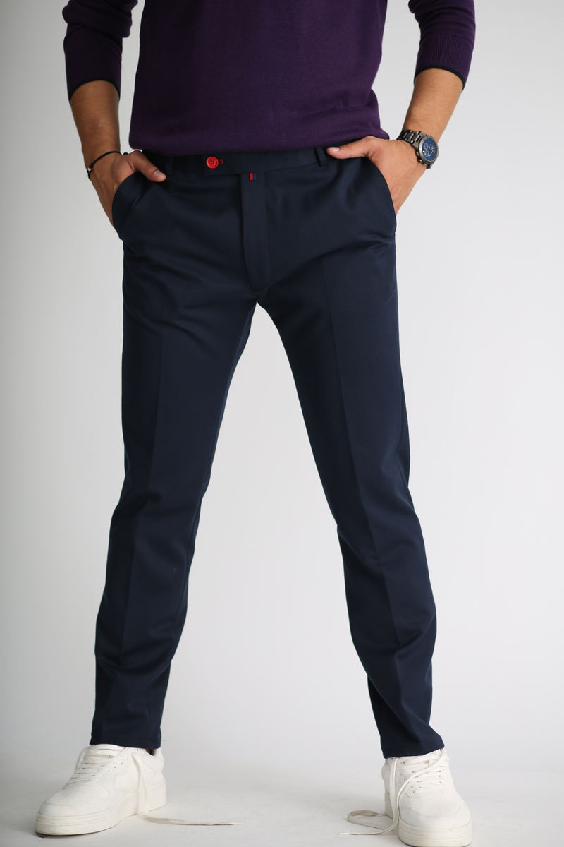Lacivert Erkek Kumaş Pantolon 688-03