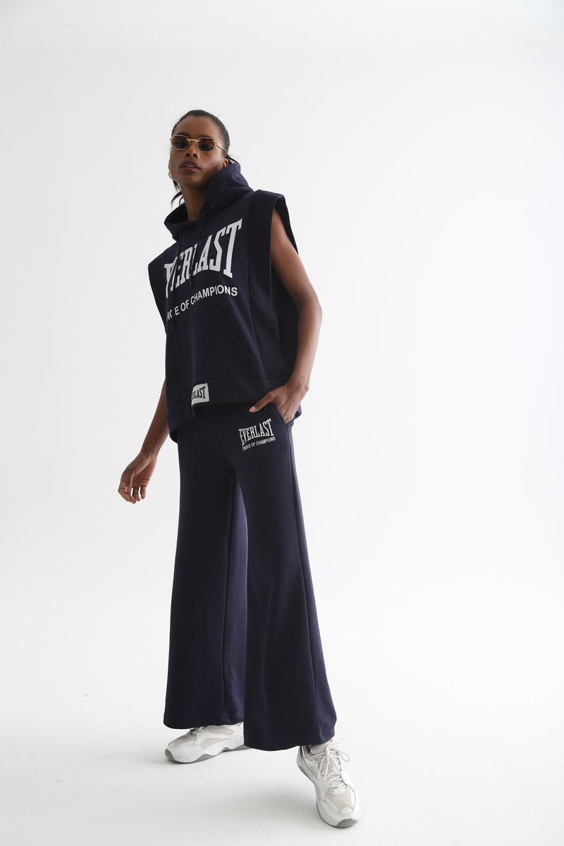 Lacivert Everlast Baskılı Kolsuz Takım 