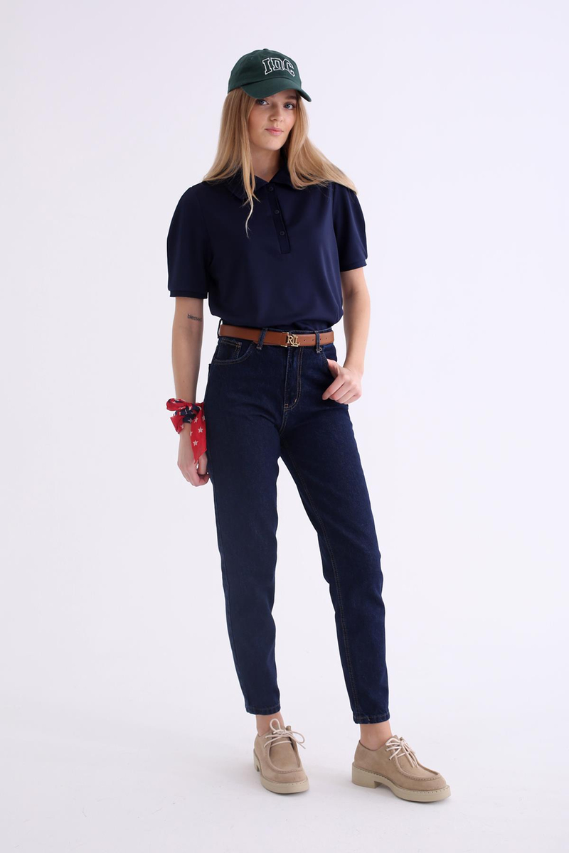 Lacivert Polo Yaka Tshirt 