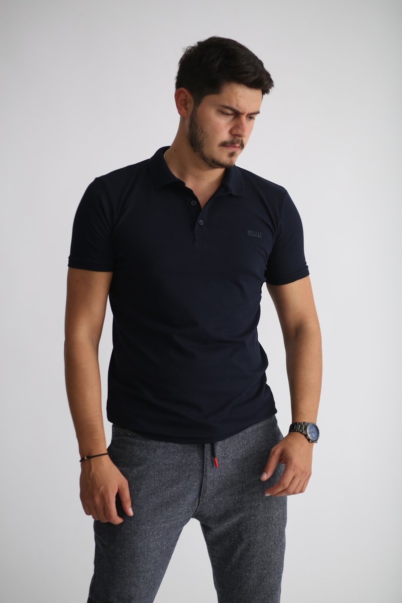 Lacivert Polo Yaka Tshirt 20201025