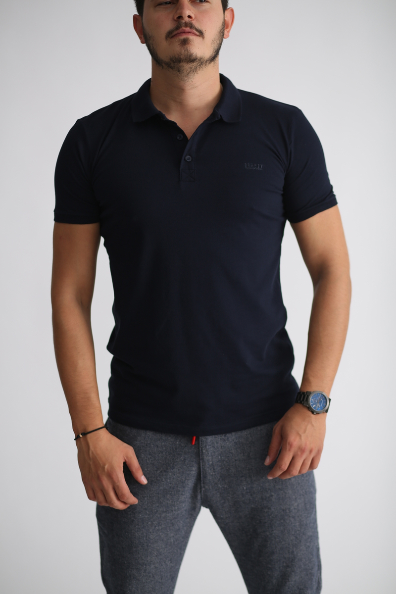 Lacivert Polo Yaka Tshirt 20201025