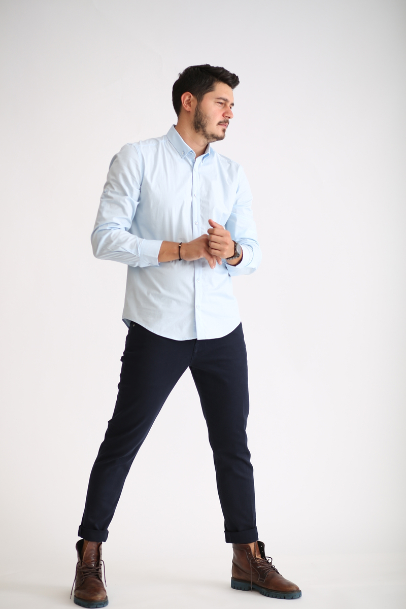 Lacivert Slim Fit Jean 2241