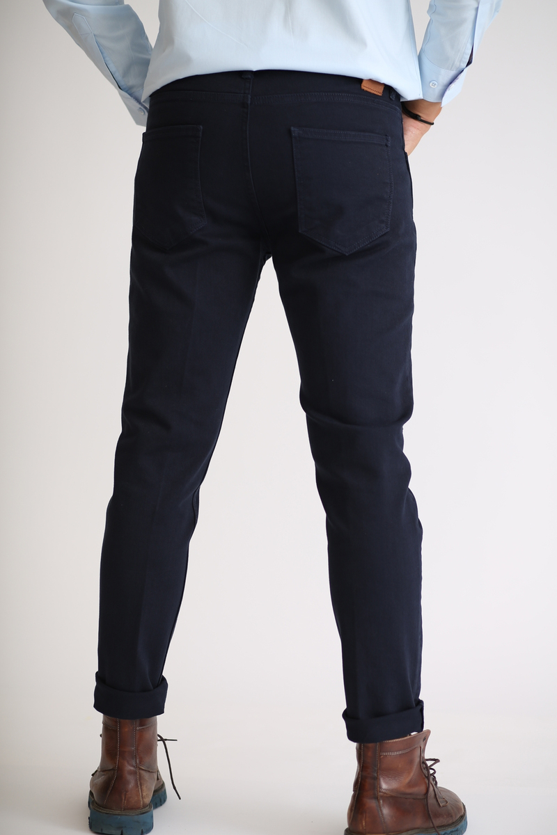 Lacivert Slim Fit Jean 2241
