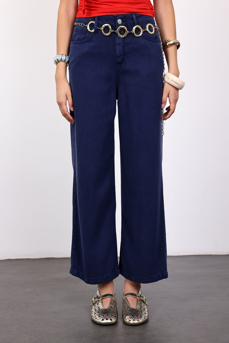Lacivert Tensel Jean 