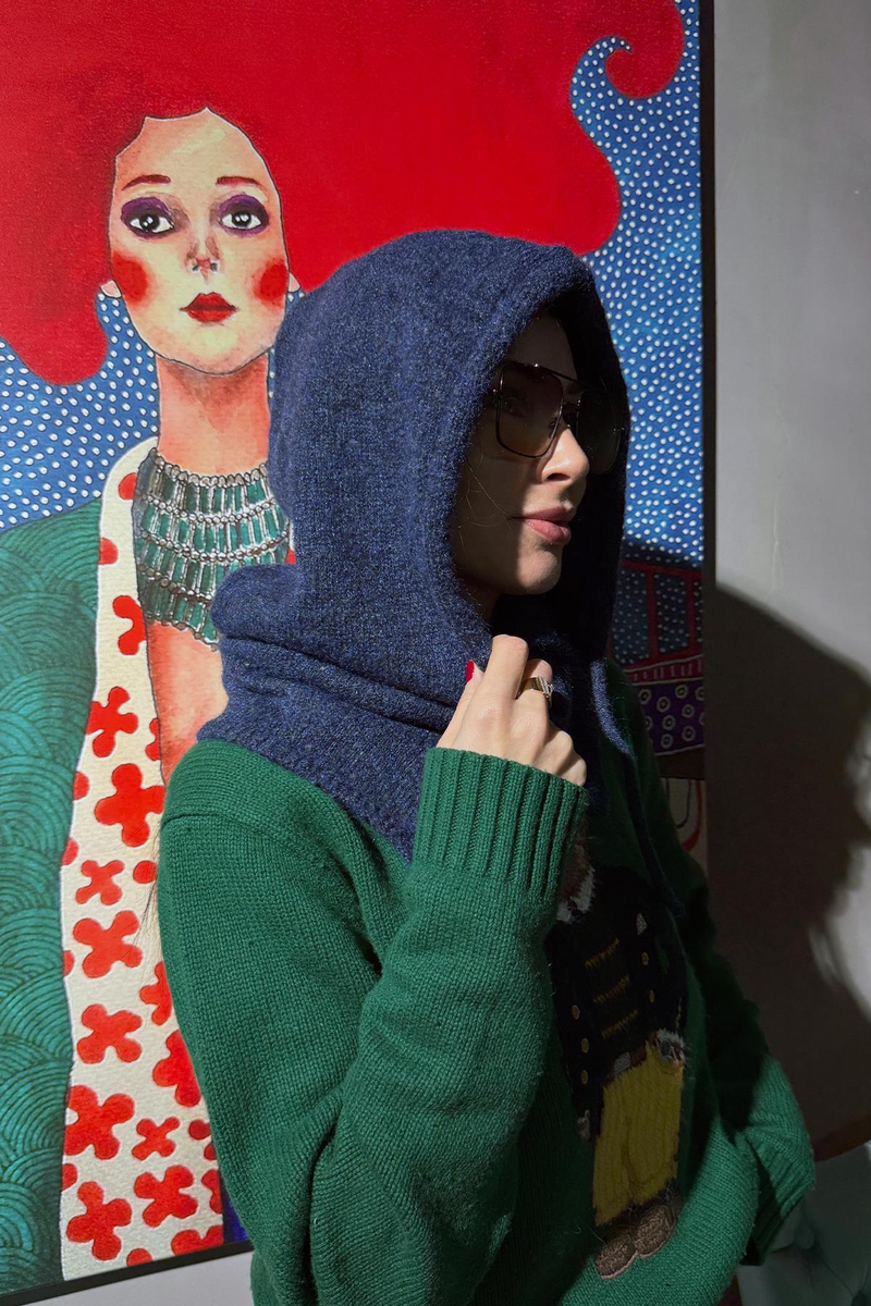 Lacivert Triko Balaklava 14800