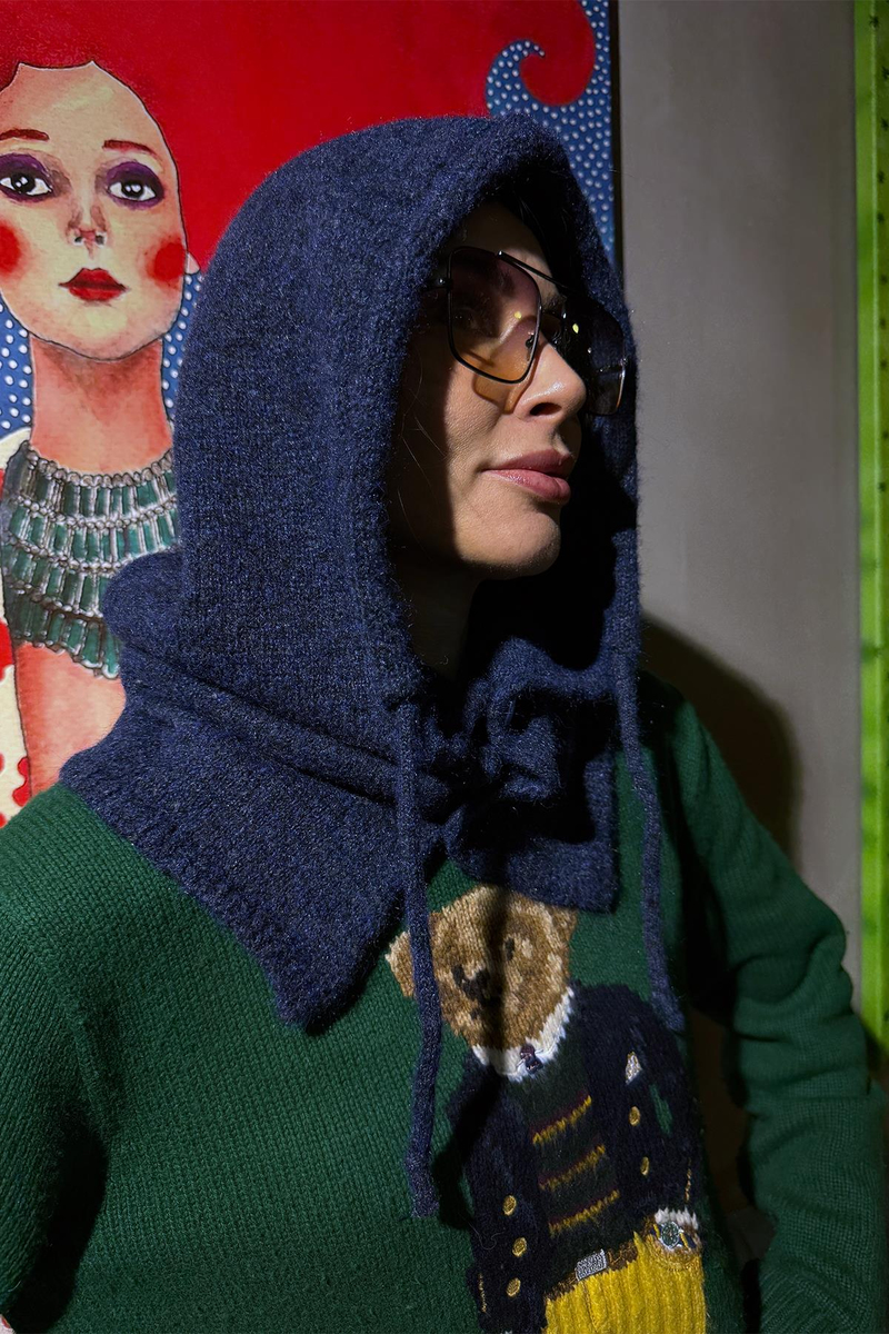 Lacivert Triko Balaklava 14800