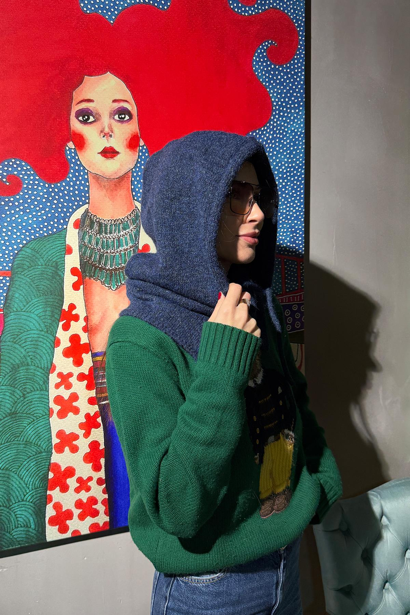 Lacivert Triko Balaklava 14800