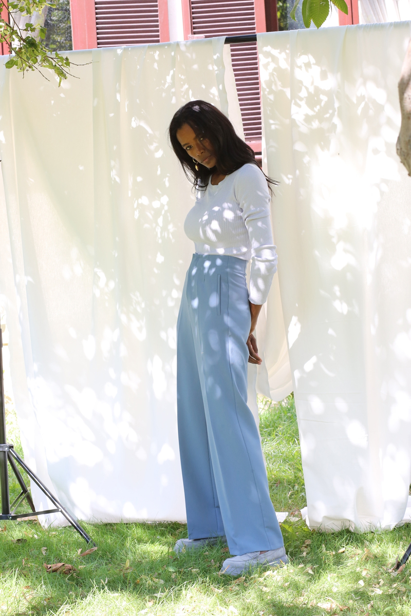 Lila Basic Triko 