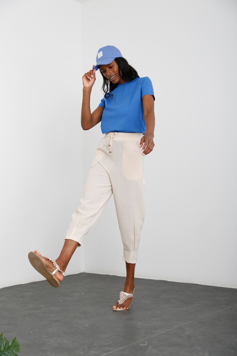 Mavi Bisiklet Yaka Tshirt 3372