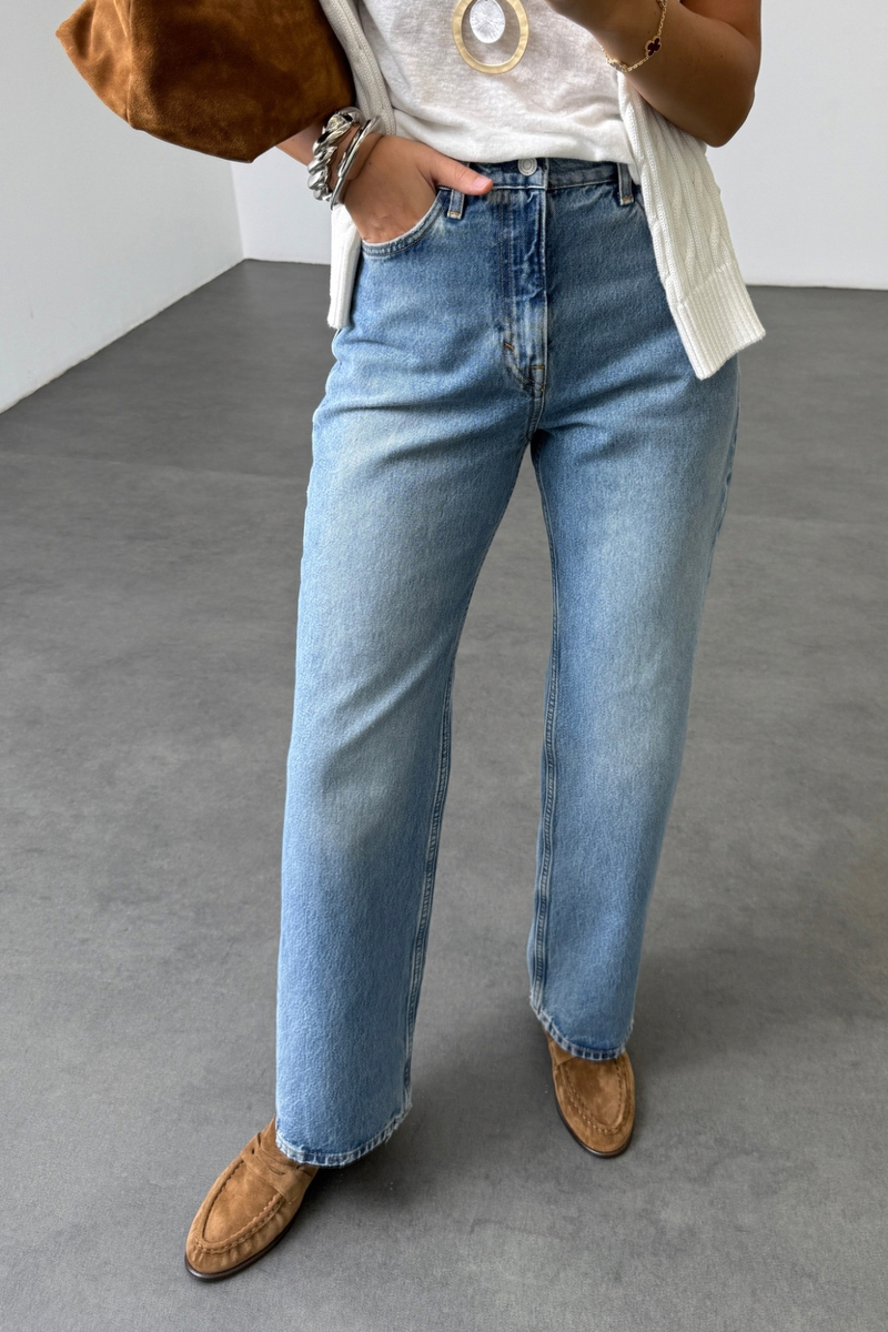 Mavi Column Straight Leg Jean 