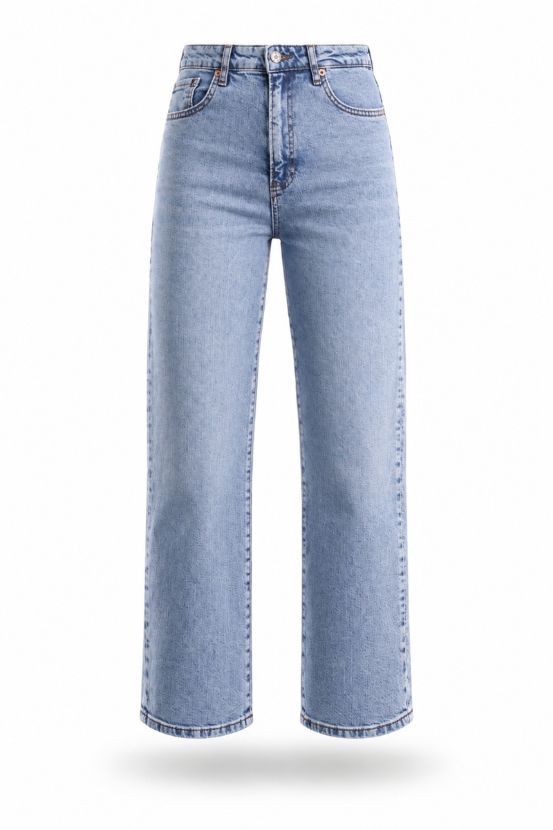 Mavi Düz Kesim Jean 541