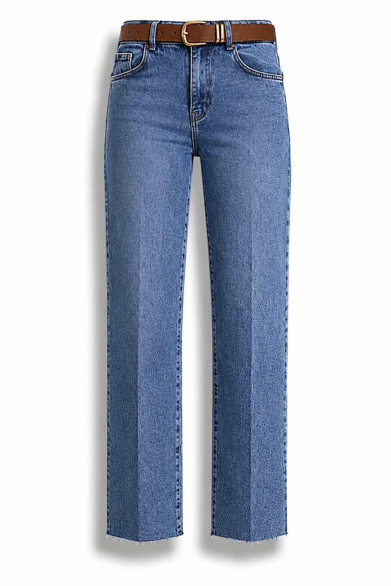 Mavi Kemerli Boyfit Jean 102