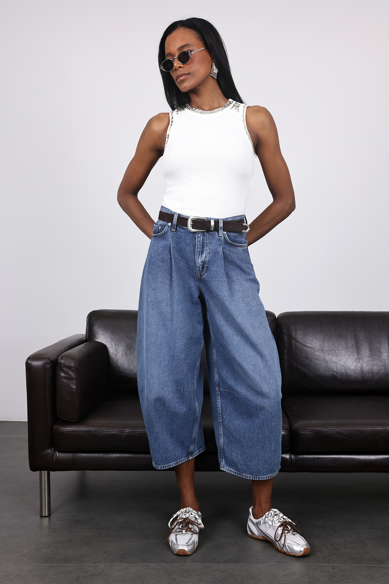 Mavi Lyocell Barrel Jean 