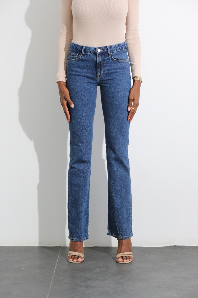 Mavi Orta Bel Wide Leg Jean 