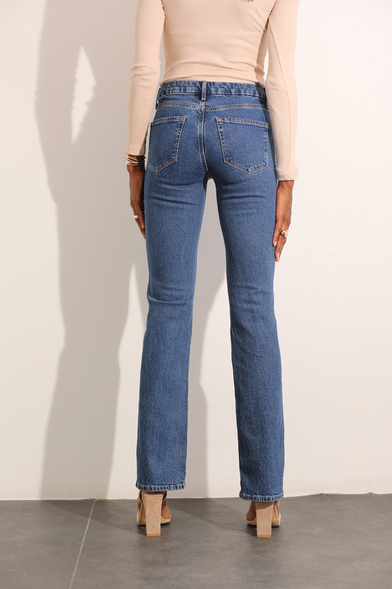 Mavi Orta Bel Wide Leg Jean 