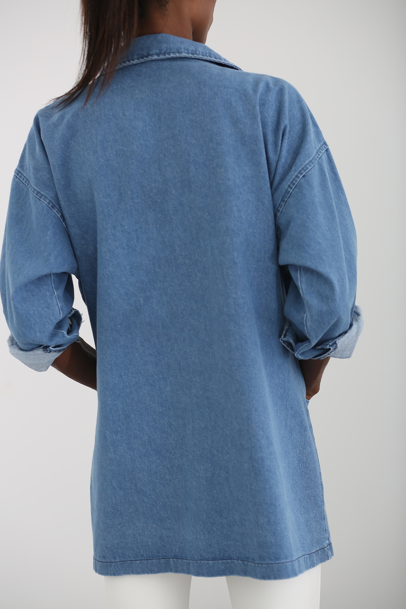 Mavi Oversize Jean Ceket 6499